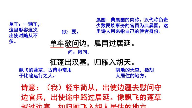 第13课《唐诗五首——使至塞上》课件（共22张PPT）2021—2022学年部编版语文八年级上册第8页