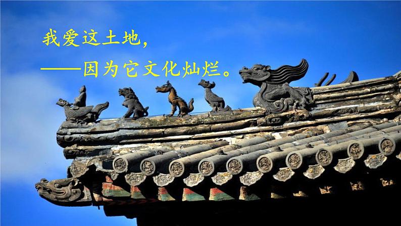 2021年初中语文 人教部编版 九年级上册 第一单元 3 我爱这土地课件PPT05