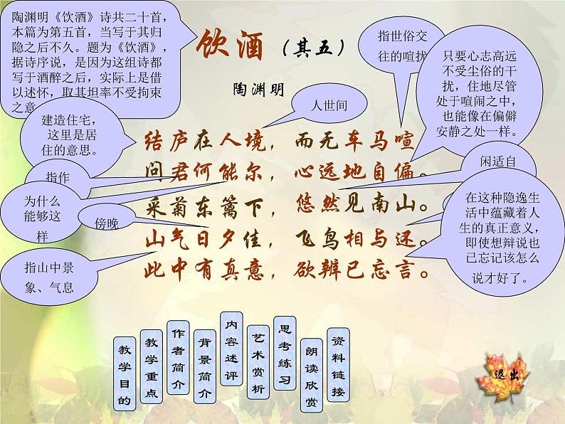 部编版语文八年级上册1饮酒1课件PPT02