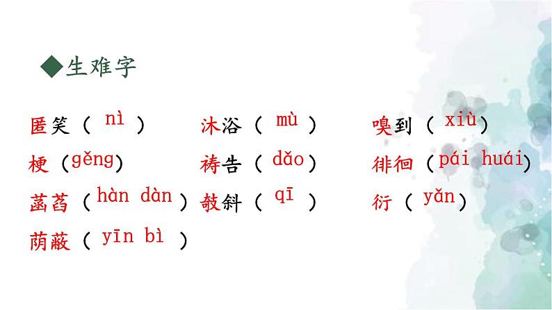 部编版语文七年级上册 7 散文诗两首 课件第7页