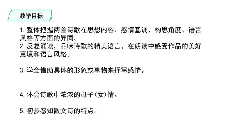 部编版七年级上册语文--《金色花》《荷叶.母亲》课件PPT02