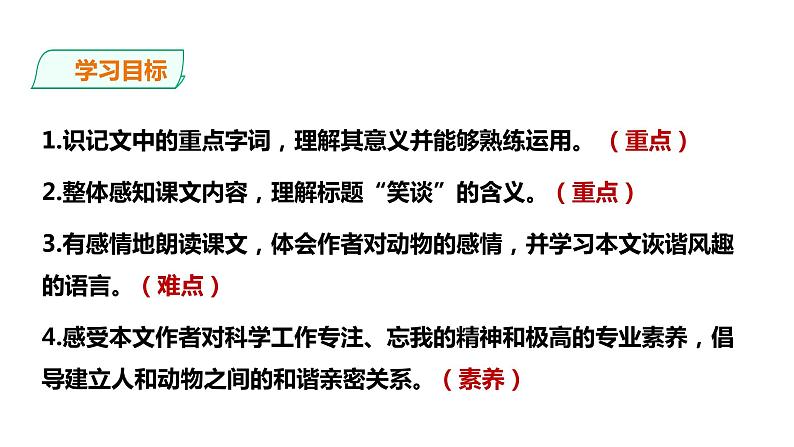 部编版七年级上册语文--第17课《动物笑谈》课件+ 素材03