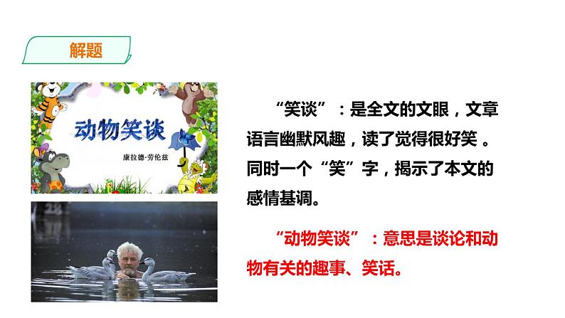 部编版七年级上册语文--第17课《动物笑谈》课件+ 素材04