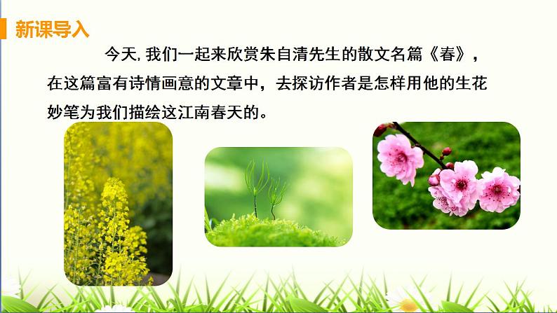 2021-2022 统编教材七年级上册 《春》教学课件05