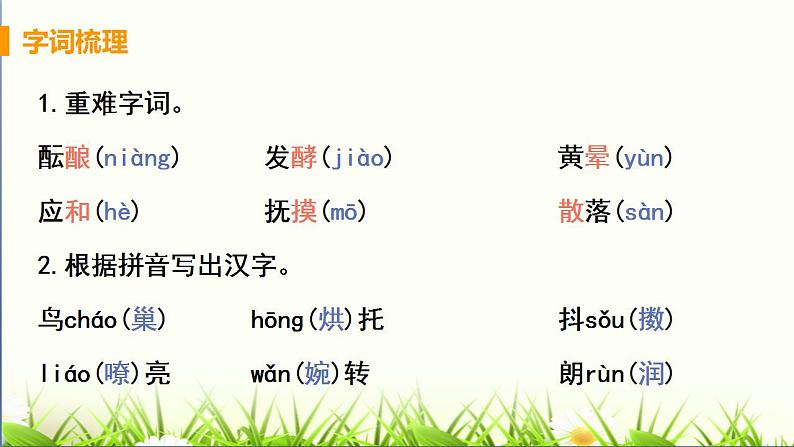 2021-2022 统编教材七年级上册 《春》教学课件08