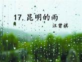 部编版（五四）语文八年级上 17.昆明的雨（课件）