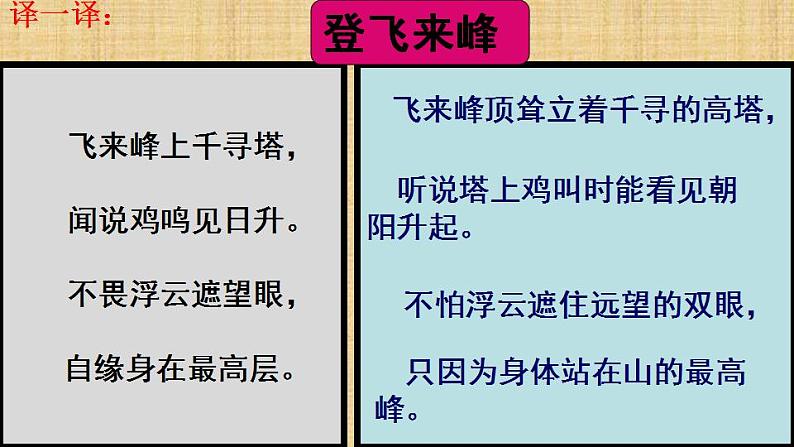 七年级语文下册 登飞来峰 课件（人教部编版）第8页