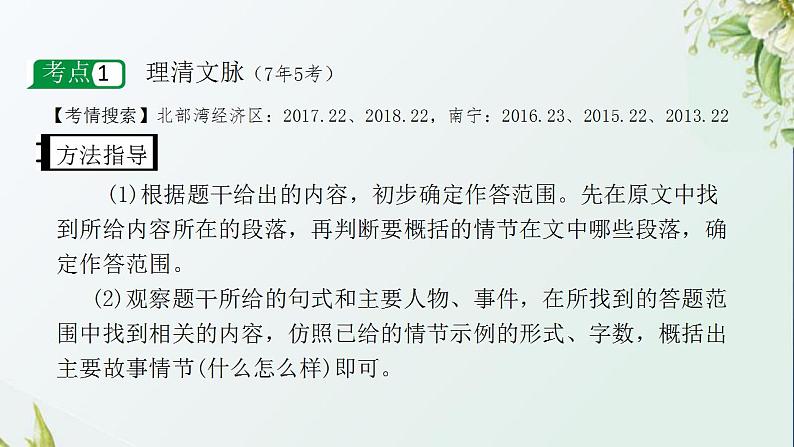 中考语文第四部分现代文阅读专题复习二记叙文阅读课件第2页