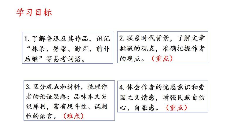 部编版九年级语文上册--18.中国人失掉自信力了吗课件PPT第4页