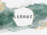 《大自然的语言》课件PPT+教案+练习