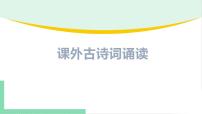 初中语文人教部编版八年级下册课外古诗词诵读综合与测试教学演示课件ppt