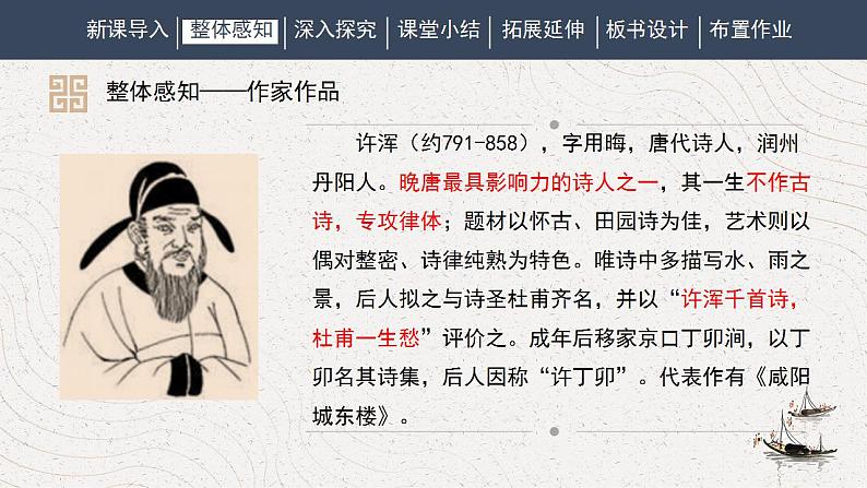人教部编版九年级语文上册第六单元 课外古诗词诵读 课件第7页