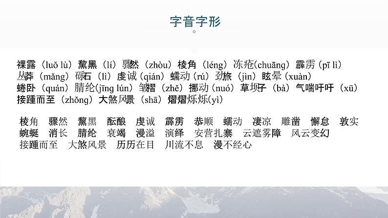 （精品）《在长江源头各拉丹东》课件PPT+教案+练习06