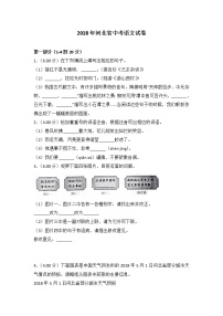 河北省2018年中考语文试题（含答案）