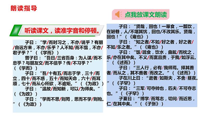 部编版七年级上册语文--11《论语》十二章 课件07