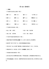 人教部编版八年级上册4 一着惊海天——目击我国航母舰载战斗机首架次成功着舰同步测试题