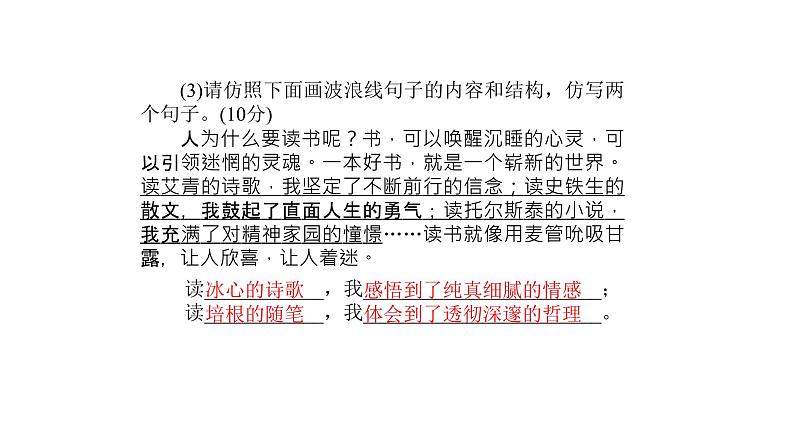 部编版语文七年级上册专项练：综合性学习课件第5页