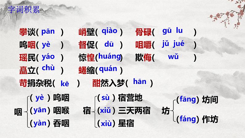 部编版语文七年级下册第6课《老山界 》 课件+教学设计+同步练习08