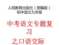 初中语文部编版中考专题复习——口语交际课件PPT