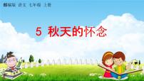 人教部编版七年级上册5 秋天的怀念教学ppt课件