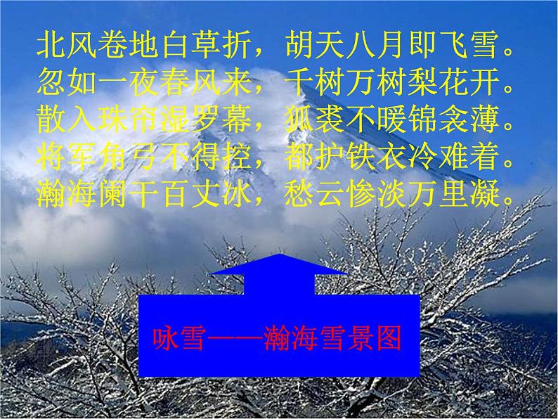 人教版语文九年级下册 白雪歌送武判官归京课件PPT07