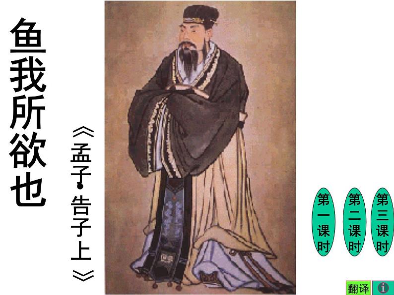 人教版语文九年级下册 鱼我所欲也课件PPT第2页