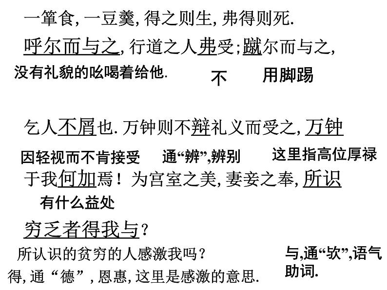 人教版语文九年级下册 鱼我所欲也课件PPT第5页