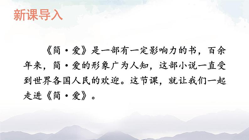 名著导读 《简·爱》 外国小说的阅读 课件第2页