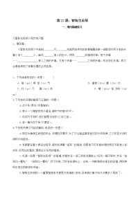 初中语文人教部编版九年级上册22 智取生辰纲测试题
