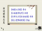 2021-2022学年初中语文 人教部编版（五四制） 七年级上册 第三单元 课外古诗词诵读 课件