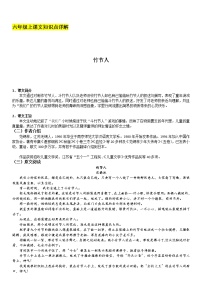 初中语文人教部编版 (五四制)六年级上册（2018）第三单元9 竹节人学案