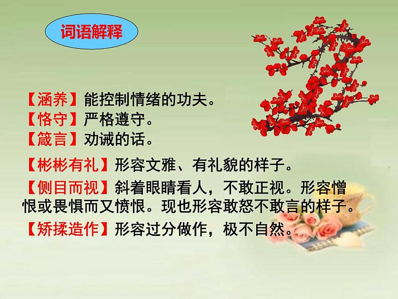 2021-2022学年 初中语文 人教部编版（五四）（2018）九年级上册 8《论教养》 课件第6页