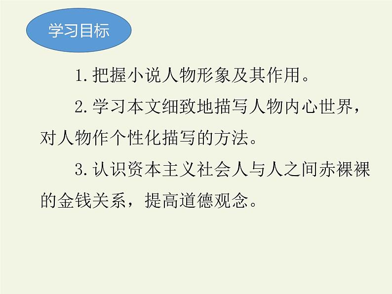 2021-2022学年 初中语文 人教部编版（五四）（2018）九年级上册 15《我的叔叔于勒》 课件03