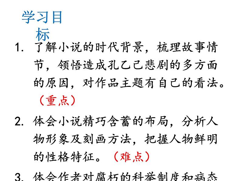 部编版九年级下册第5课《孔乙己》课件03
