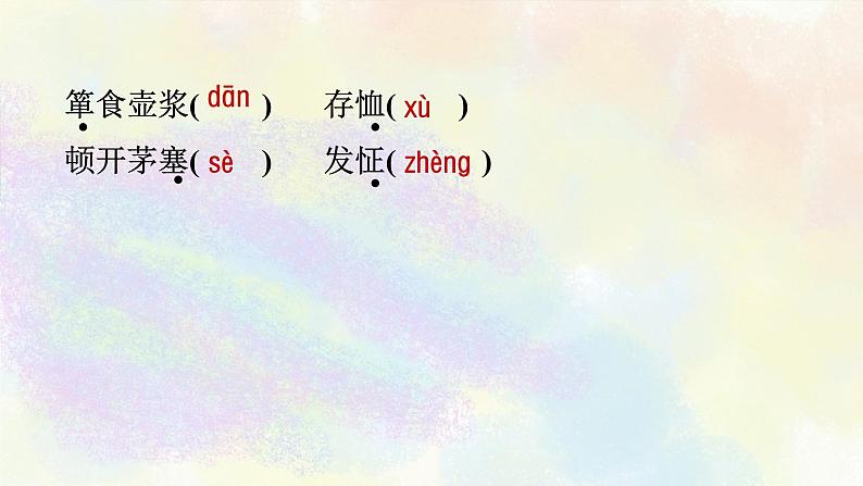 人教部编版语文九年级上册期末专题复习课件之01字音字形04