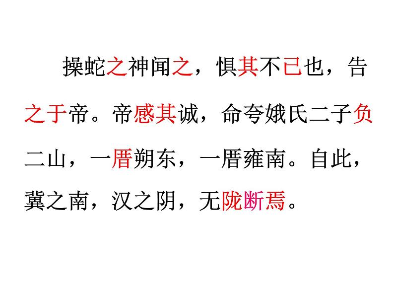 第24课《愚公移山》课件（（共24张PPT） 2021—2022学年部编版语文八年级上册第7页