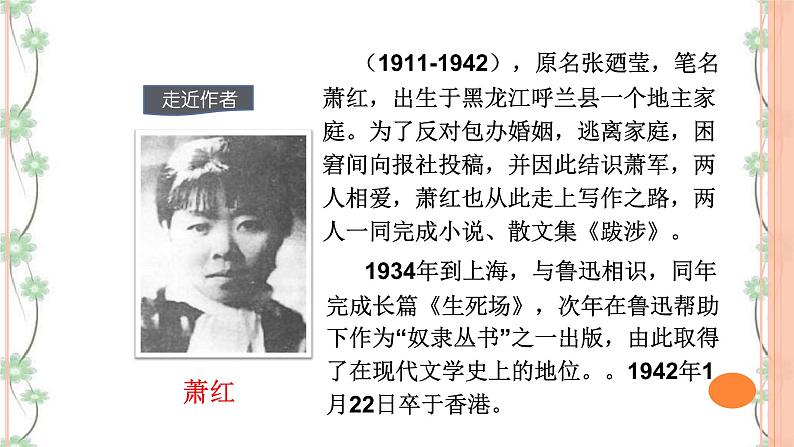 3 《回忆鲁迅先生（节选）》（2课时课件+教案+导学案+练习+素材）08