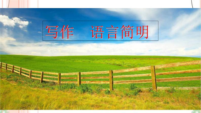 写作《语言简明》（第1课时）课件（31张PPT）+教案02