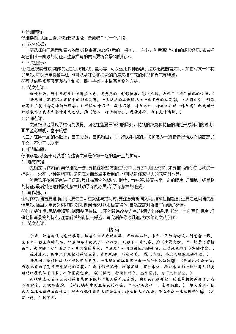 写作《文从字顺》（第2课时）课件（30张PPT）+教案02