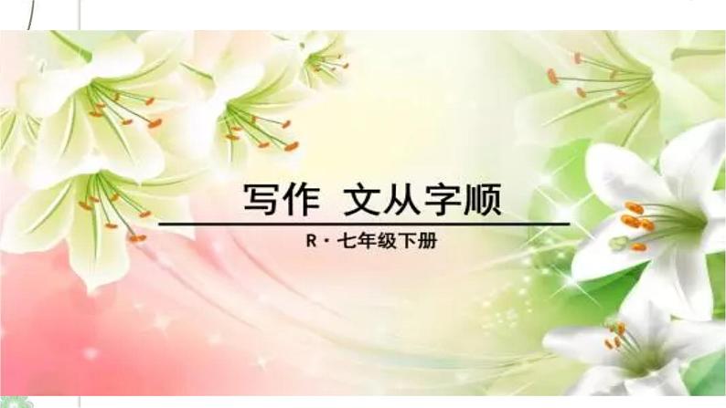 写作《文从字顺》（第2课时）课件（30张PPT）+教案01