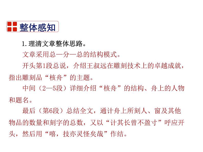 2021-2022学年度部编版八年级语文下册课件 11 核舟记第7页