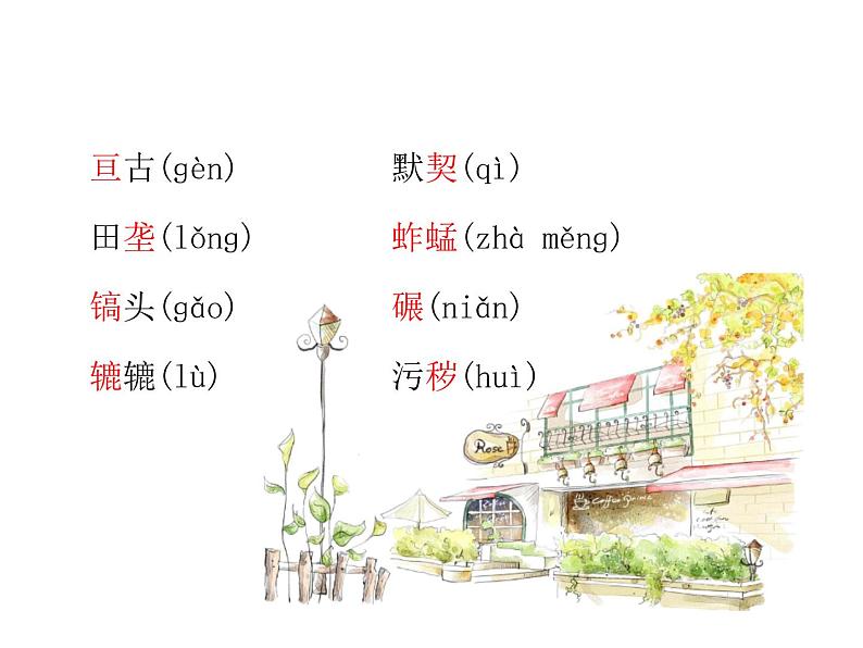 2021-2022学年度部编版七年级语文下册课件 8   土地的誓言06