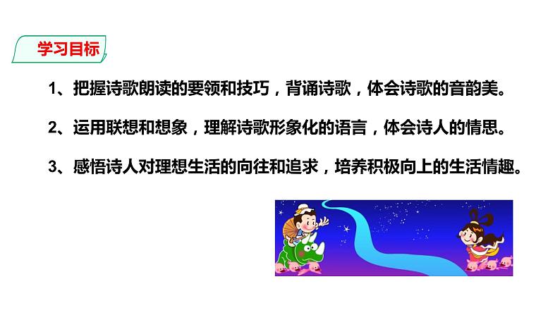 部编版七年级语文上册--第20课 天上的街市 课件第2页