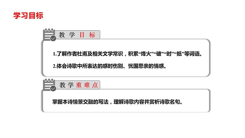 部编版八年级语文上册--第26课《诗词五首——春望》课件02
