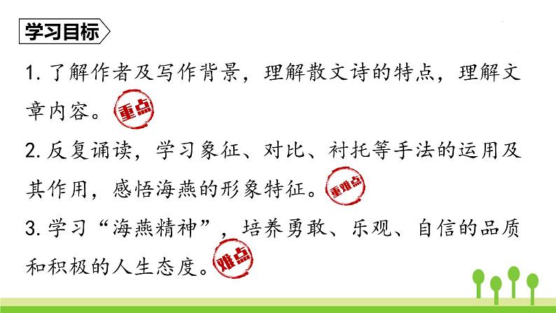 统编版语文九（下）第1单元 4《海燕》第1课时第4页