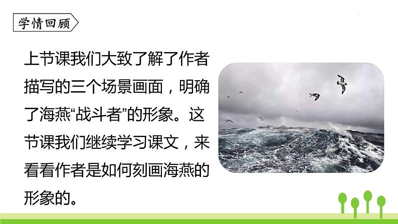 统编版语文九（下）第1单元 4《海燕》第2课时第3页