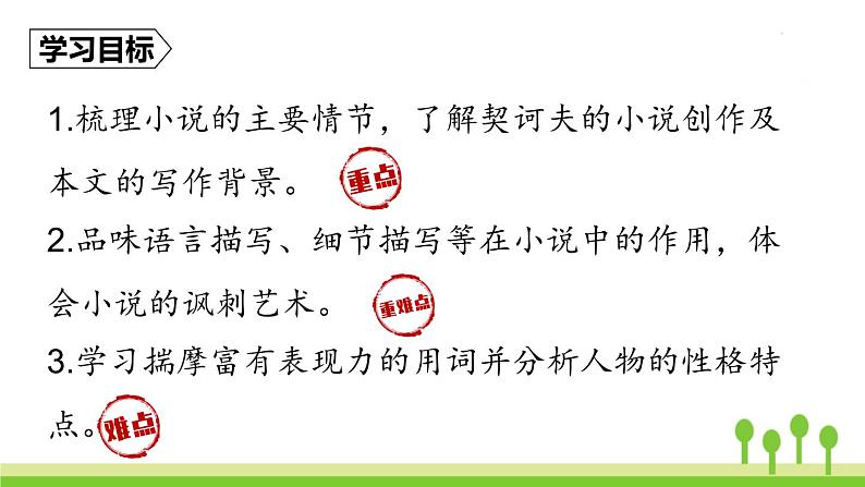 统编版语文九（下）第2单元 6《变色龙》课件PPT04