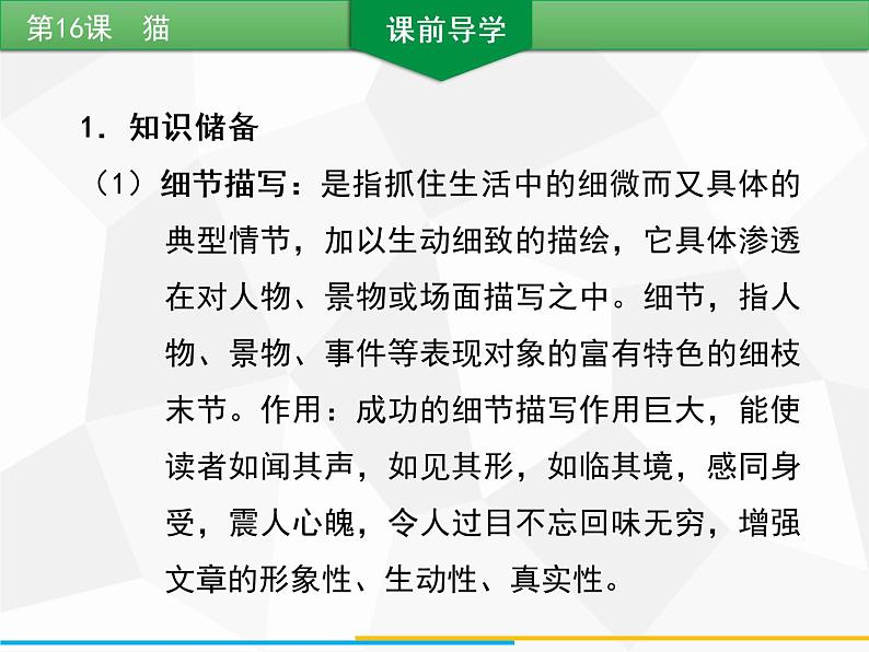 部编版七年级语文上册课件第16课　猫习题课件（共39张幻灯片）03