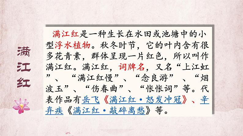 部编版九年级语文下册--《满江红》（小住京华）课件PPT04