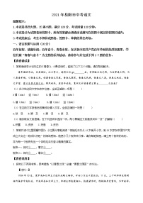2021年湖南省岳阳市中考语文试题（原卷+解析）